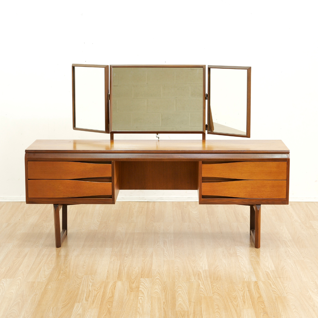 Mid Century Teak Vanity by White & Newton – kinetic modern