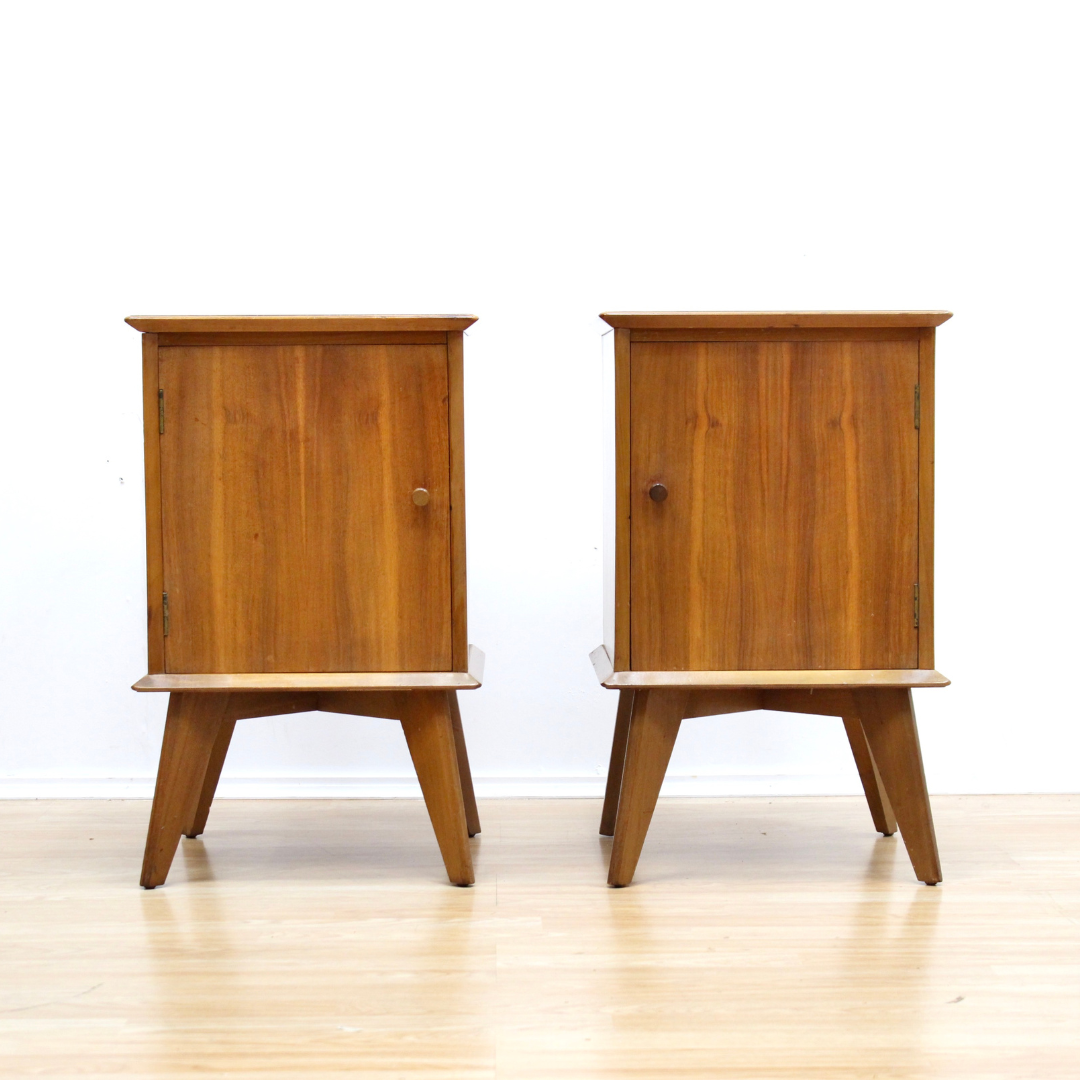 1950S NIGHTSTANDS BY CROWN FURNITURE