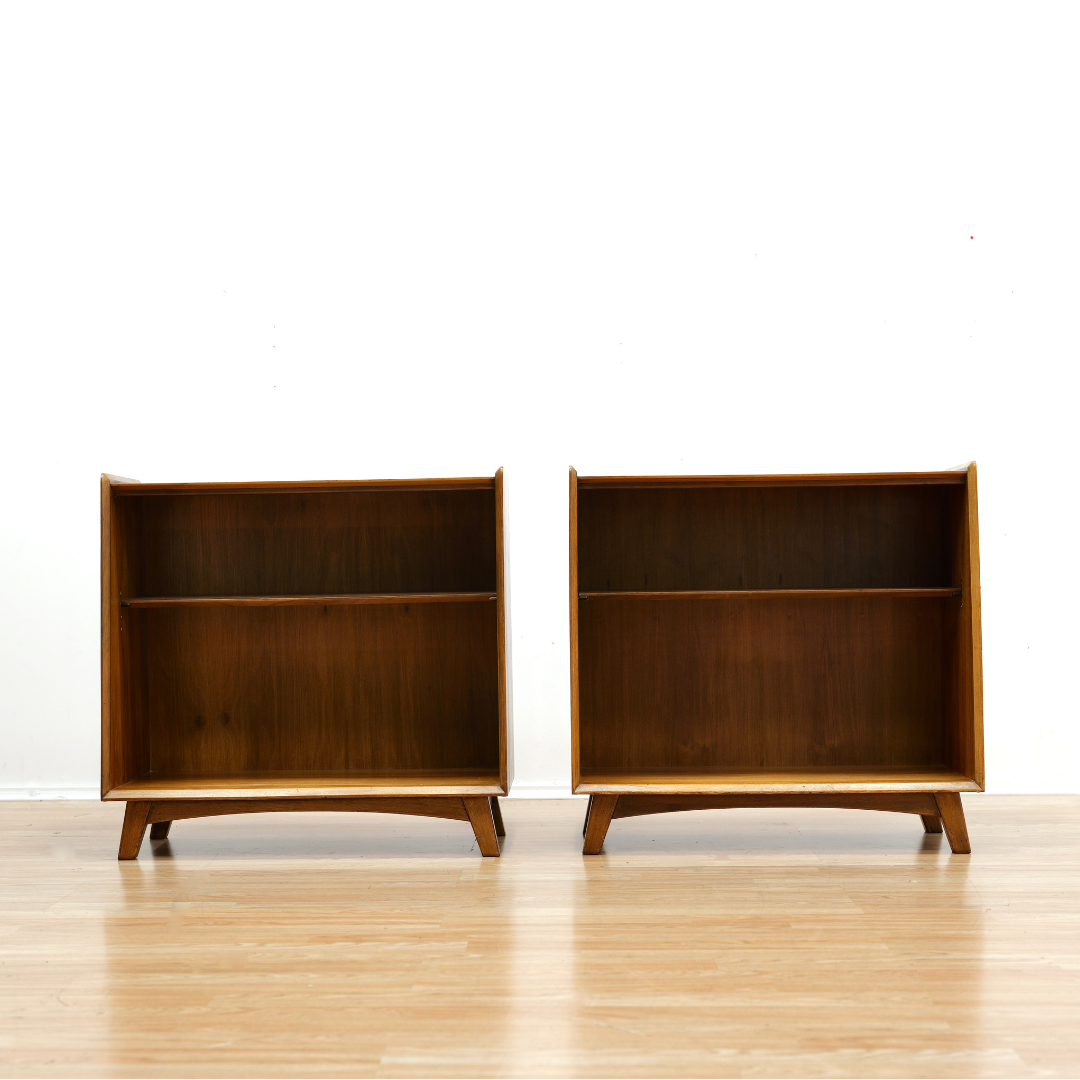 PAIR OF MID CENTURY BOOKCASES