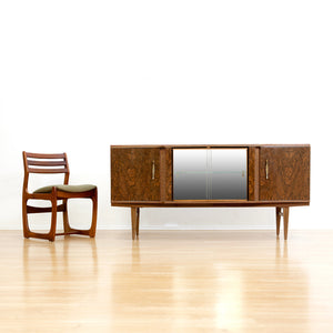 MID CENTURY COCKTAIL CABINET CREDENZA BY BEAUTILITY FURNITURE