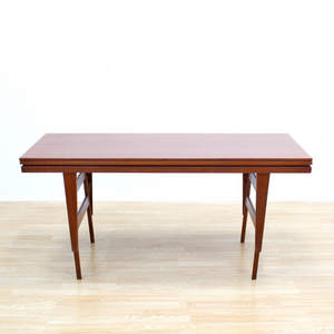 DANISH MODERN ELEVATION COFFEE / DINING TABLE IN TEAK BY TRIOH OF DENMARK