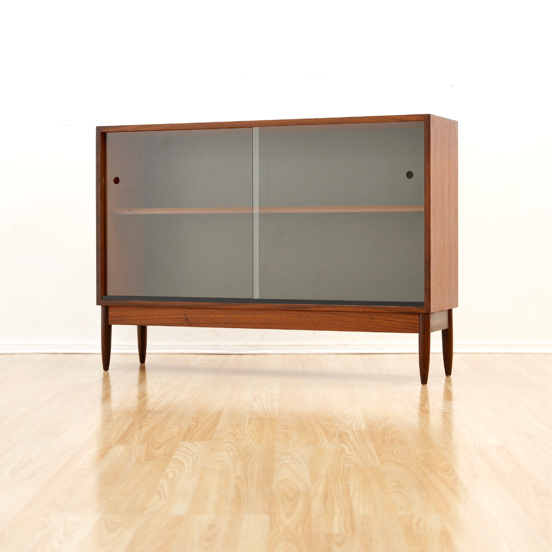 MID CENTURY CHINA CABINET BOOKCASE BY GREAVES & THOMAS