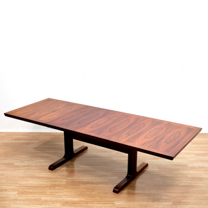 LARGE DANISH MODERN ROSEWOOD DINING TABLE BY SKOVBY MØBELFABRIK OF DENMARK