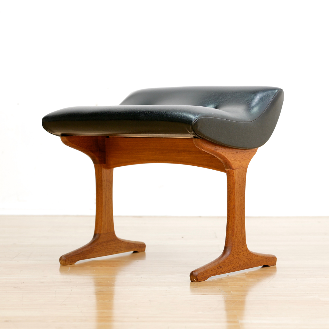 Mid Century Vanity Stool by Austinsuite