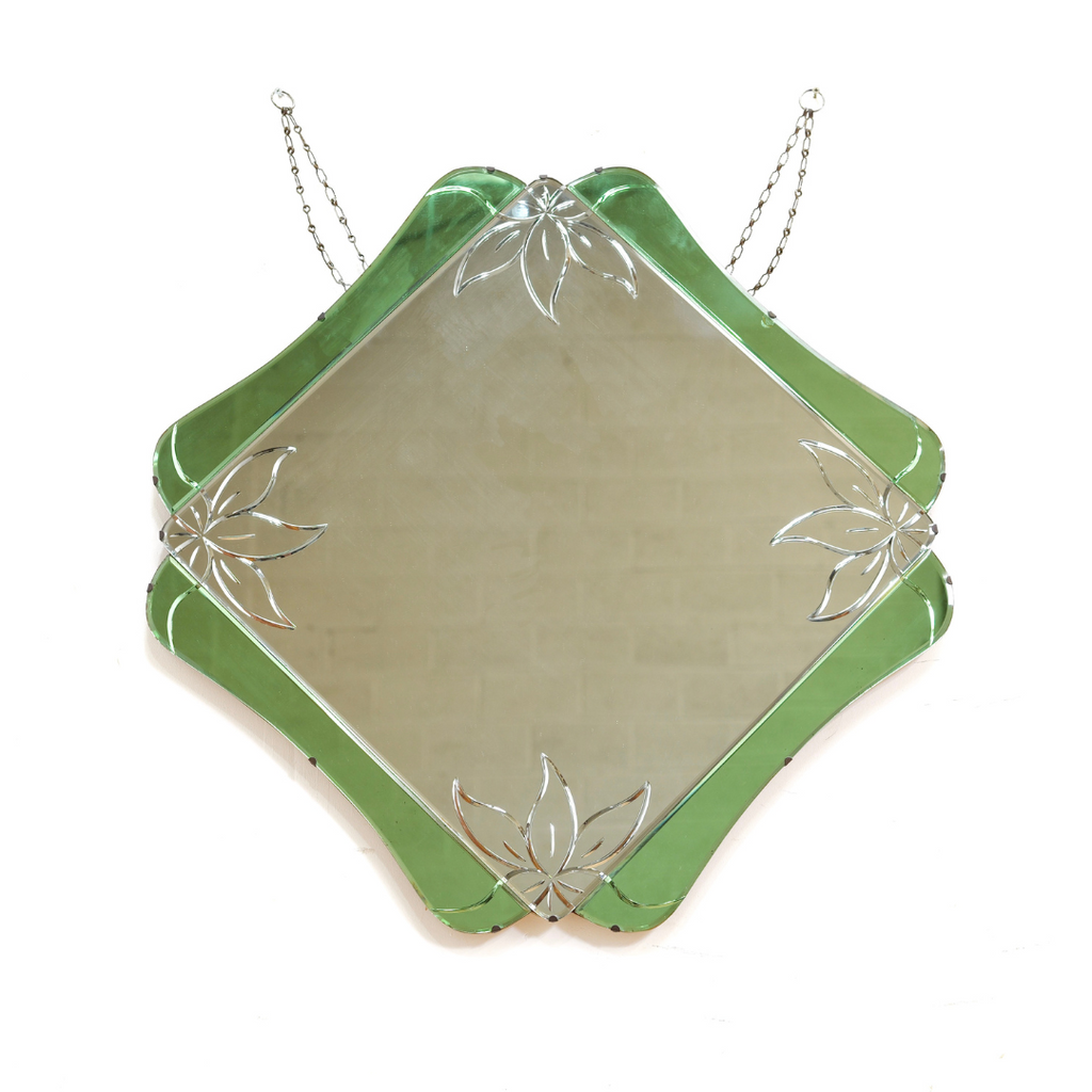 1930s English Art Deco Wall Mirror