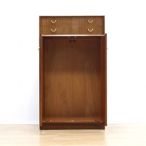 MID CENTURY ARMOIRE COAT CLOSET BY E GOMME