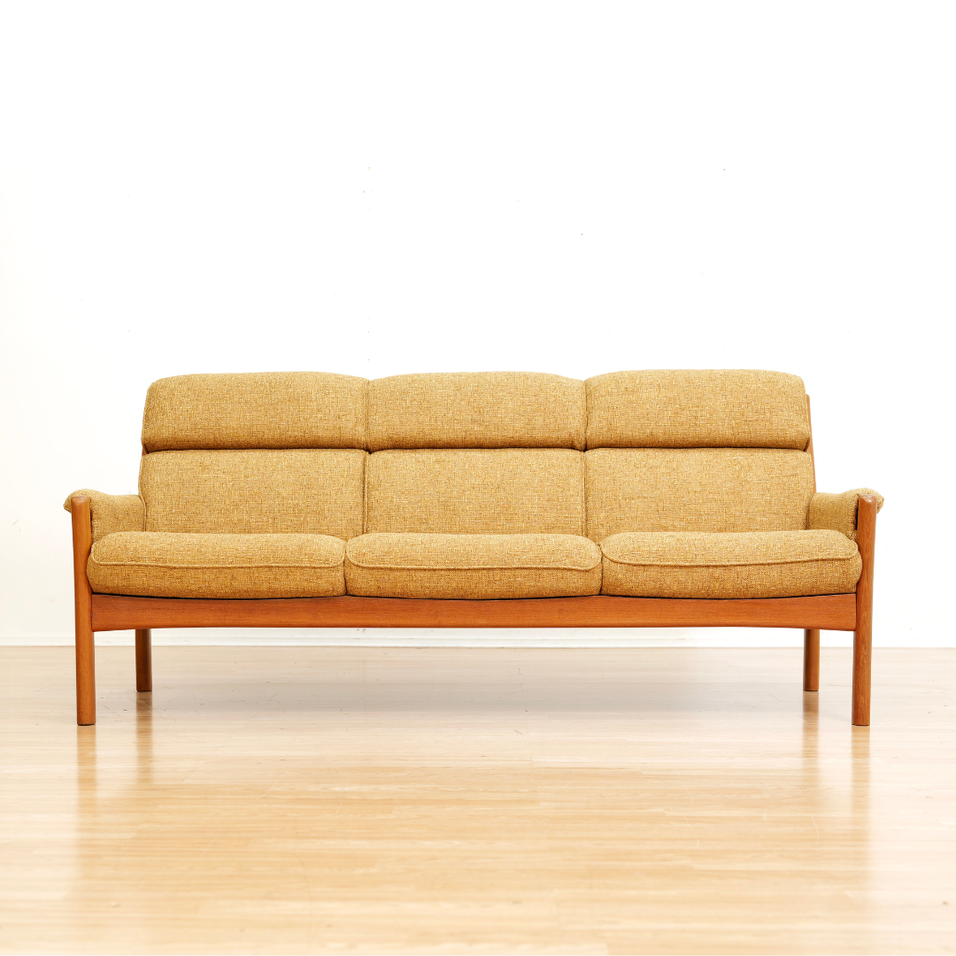 1960s Teak Three Seater Sofa by Dyrlund of Denmark