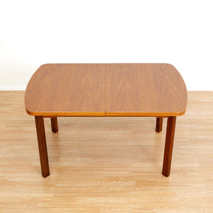 1970S TEAK EXTENDING DINING TABLE MADE IN GERMANY