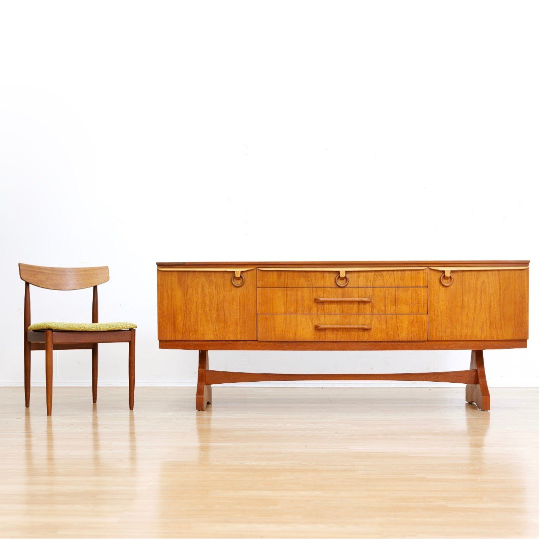 Mid Century Teak Credenza by Beautility