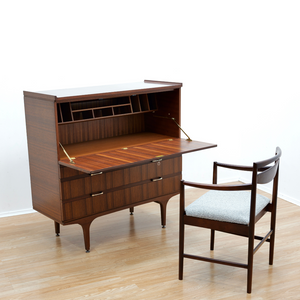 MID CENTURY SECRETARY DESK BY MEREDEW FURNITURE