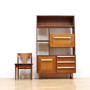 MID CENTURY BOOKCASE ROOM DIVIDER BY STONEHILL FURNITURE