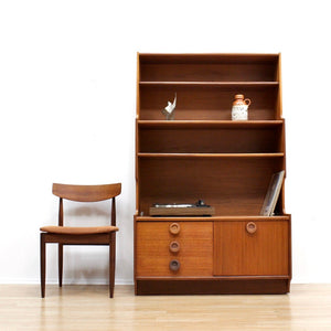 MID CENTURY TALL TEAK BOOKCASE BY PORTWOOD