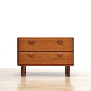 MID CENTURY DANISH TEAK DRESSER NIGHTSTAND