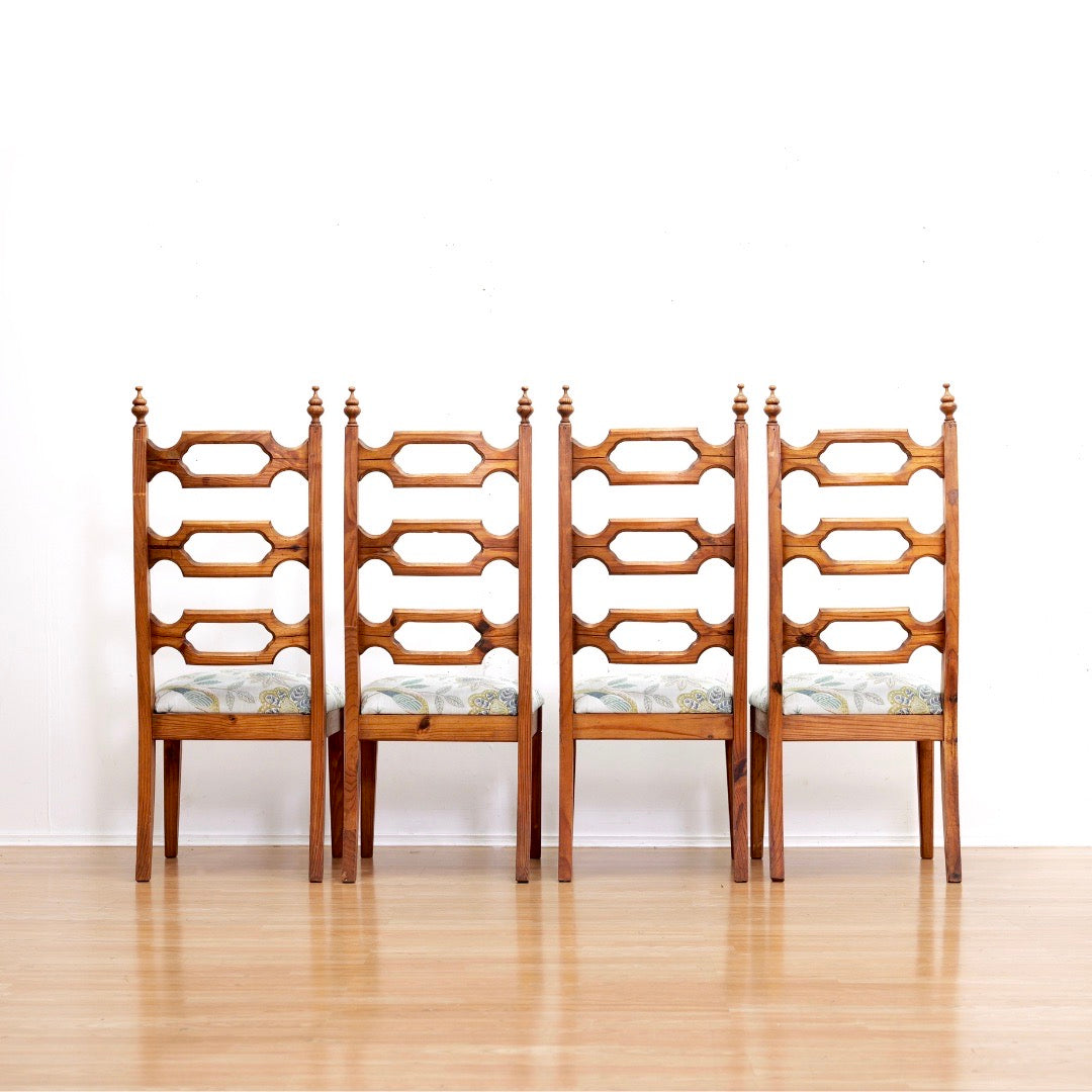 1970S HAND CARVED BRUTALIST DINING SET BY AQUARIUS ENTERPRISES AFRICA