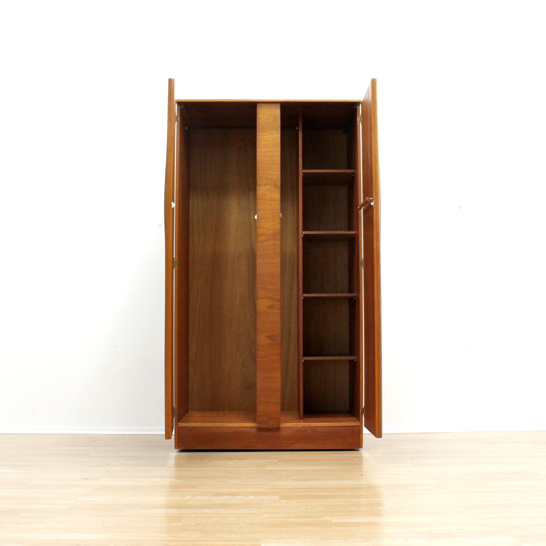 MID CENTURY TEAK ARMOIRE BY AUSTINSUITE