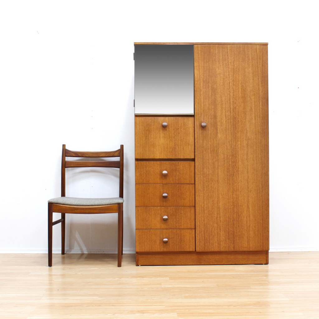 MID CENTURY ARMOIRE COAT CLOSET BY AVALON YATTON