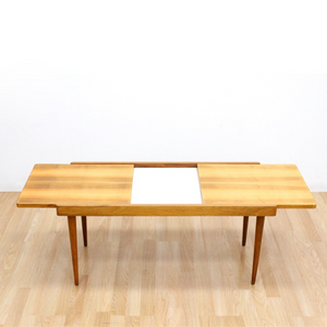 MID CENTURY DANISH EXTENDING COFFEE TABLE