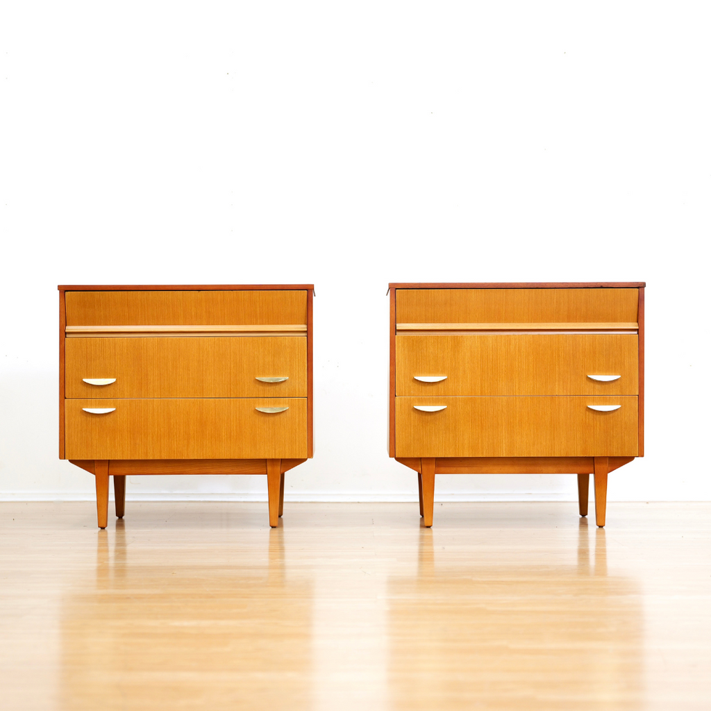 PAIR OF MID CENTURY NIGHTSTANDS BY SYMBOL FURNITURE
