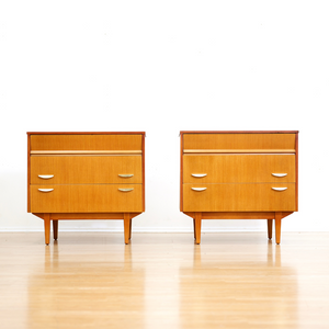 PAIR OF MID CENTURY NIGHTSTANDS BY SYMBOL FURNITURE