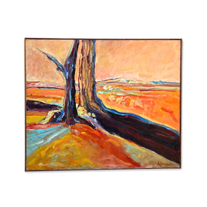 ORIGINAL IMPRESSIONIST LANDSCAPE OIL PAINTING BY C. MILTON