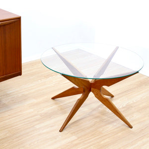 VINTAGE TEAK COFFEE TABLE BY VLADAMIR KAGAN FOR SIKA MOBLER