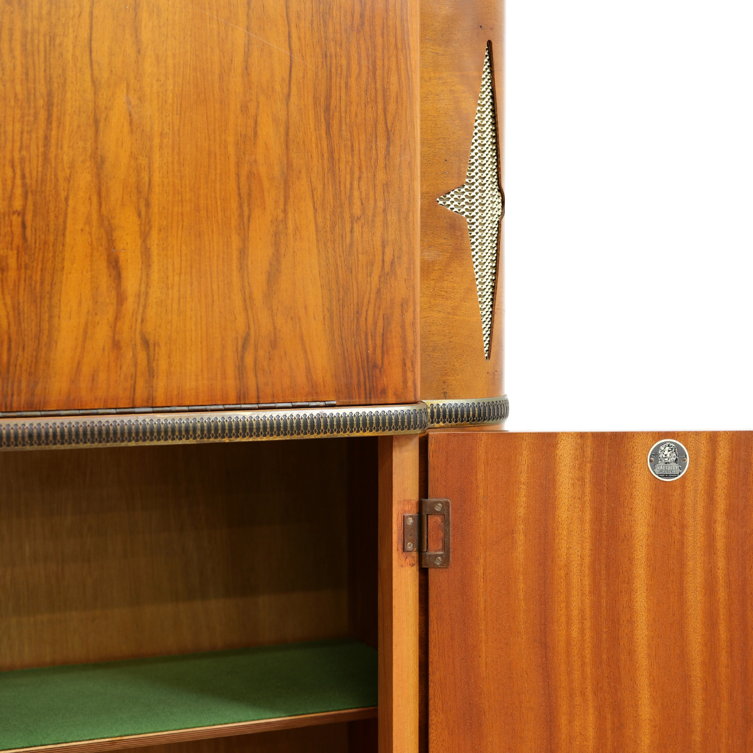 1950S ENGLISH DRY BAR LIQUOR CABINET BY VALIDITY OF LONDON