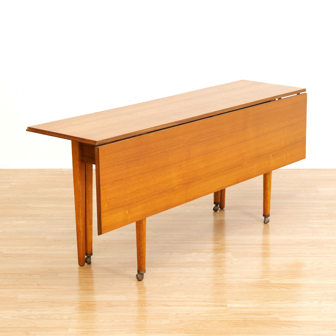 MID CENTURY SPACE SAVING DINING SET AND CREDENZA BY ELLIOTS OF NEWBURY