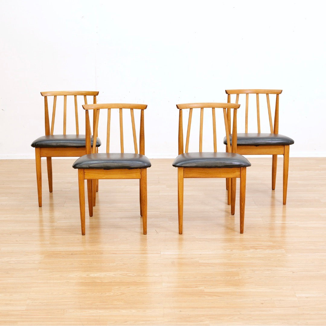 MID CENTURY SPACE SAVING DINING SET AND CREDENZA BY ELLIOTS OF NEWBURY