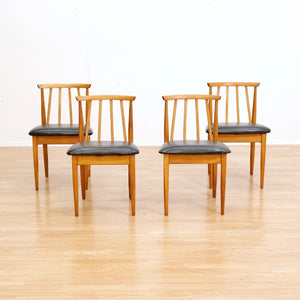 MID CENTURY SPACE SAVING DINING SET AND CREDENZA BY ELLIOTS OF NEWBURY