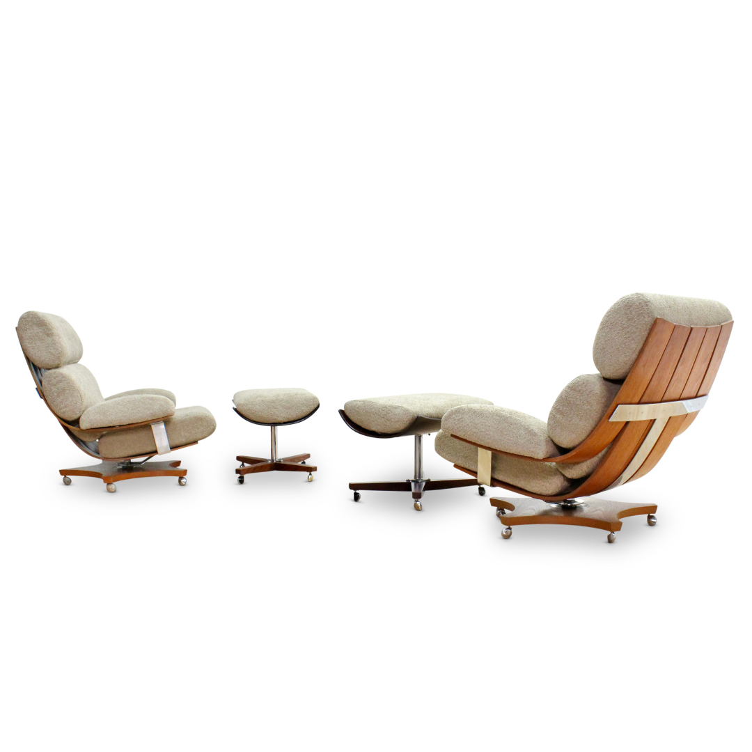 Pair of Mid Century Housemaster Lounge Chairs by G Plan