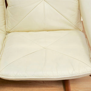 VINTAGE SCANDINAVIAN DESIGN LEATHER SOFA SET BY SODA GALVANO FOR LIED MOBLER