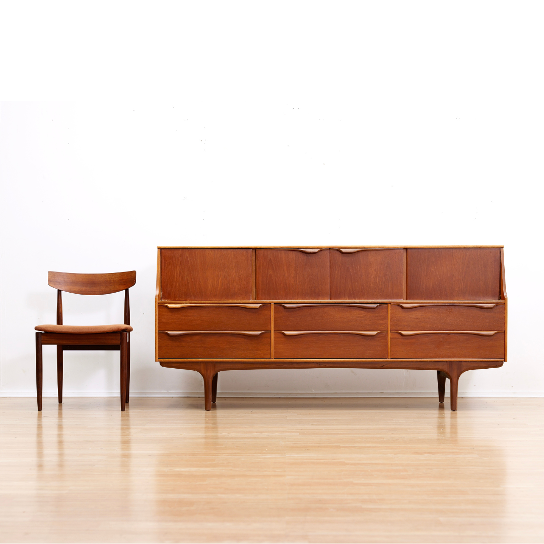 MID CENTURY CREDENZA BUFFET BY SUTCLIFFE OF TODMORDEN