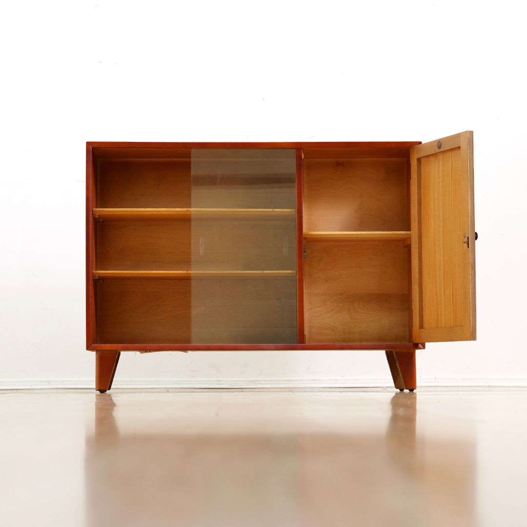 MID CENTURY CHINA ENTRYWAY CABINET BY LEBUS FURNITURE