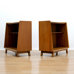 PAIR OF MID CENTURY BOOKCASES