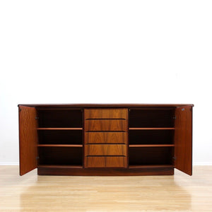 DANISH MODERN ROSEWOOD CREDENZA BY RASMUS