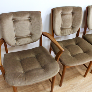 SET OF TEN MID CENTURY DINING CHAIRS BY MCINTOSH FURNITURE