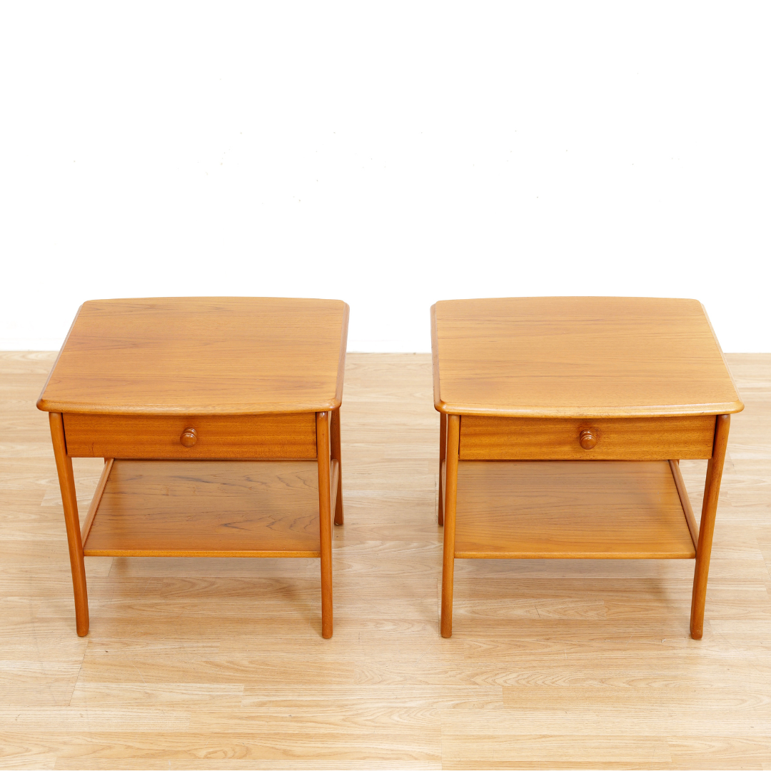 Pair of Vintage Nightstands by Nathan Furniture
