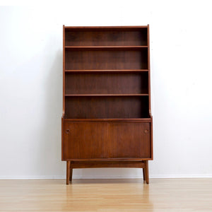 MID CENTURY DANISH BOOKCASE BY JOHANNES SORTH FOR BORNHOLM MOBELFABRIK