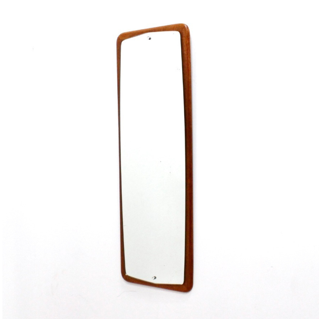 VINTAGE 1960S TEAK WALL MIRROR