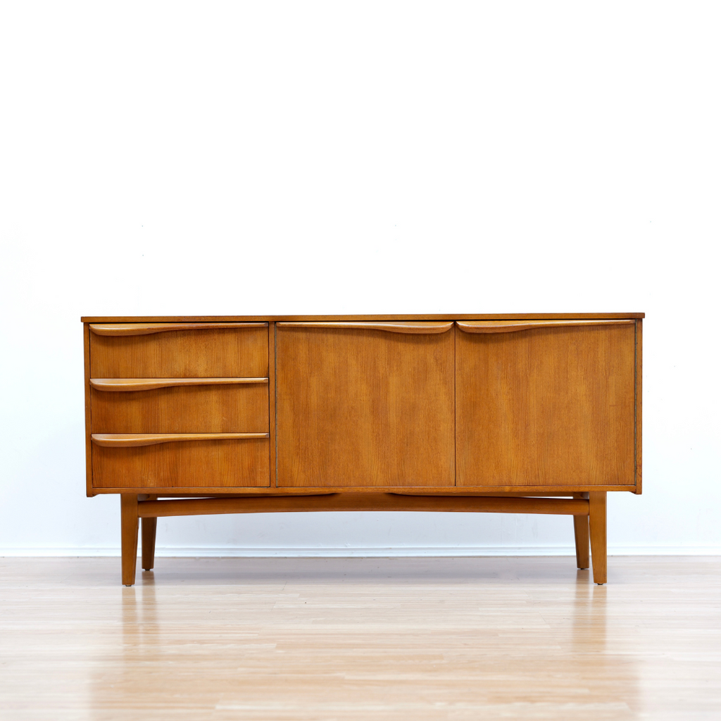 MID CENTURY TEAK CREDENZA BY MORRIS OF GLASGOW