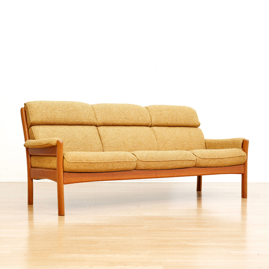 1960s Teak Three Seater Sofa by Dyrlund of Denmark