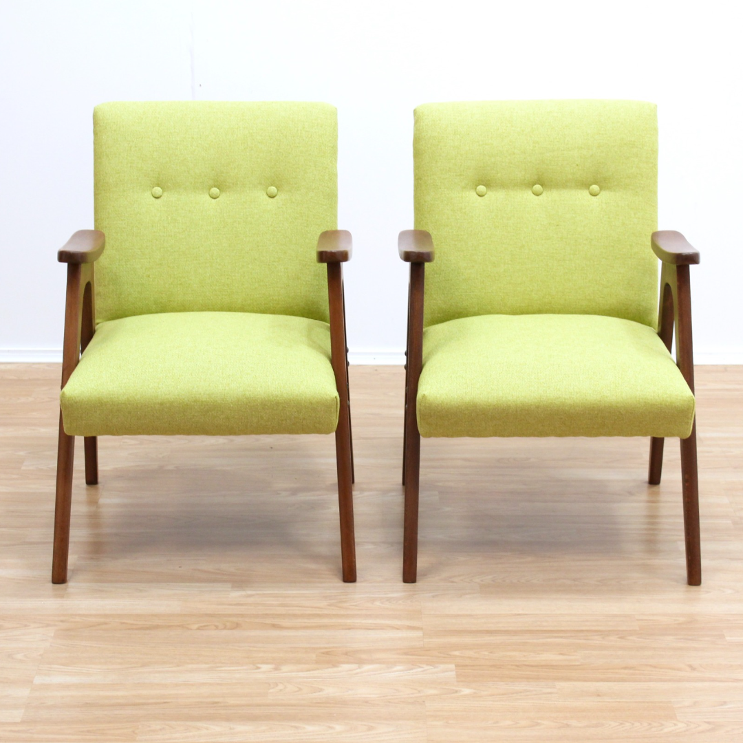 PAIR OF MID CENTURY 1950S COCKTAIL LOUNGE CHAIRS