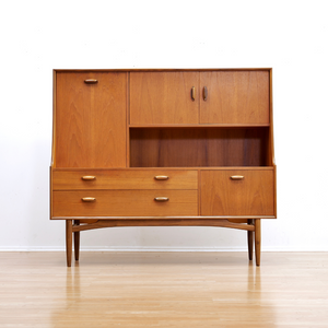 MID CENTURY DANISH RANGE TEAK CREDENZA BUFFET BY G PLAN