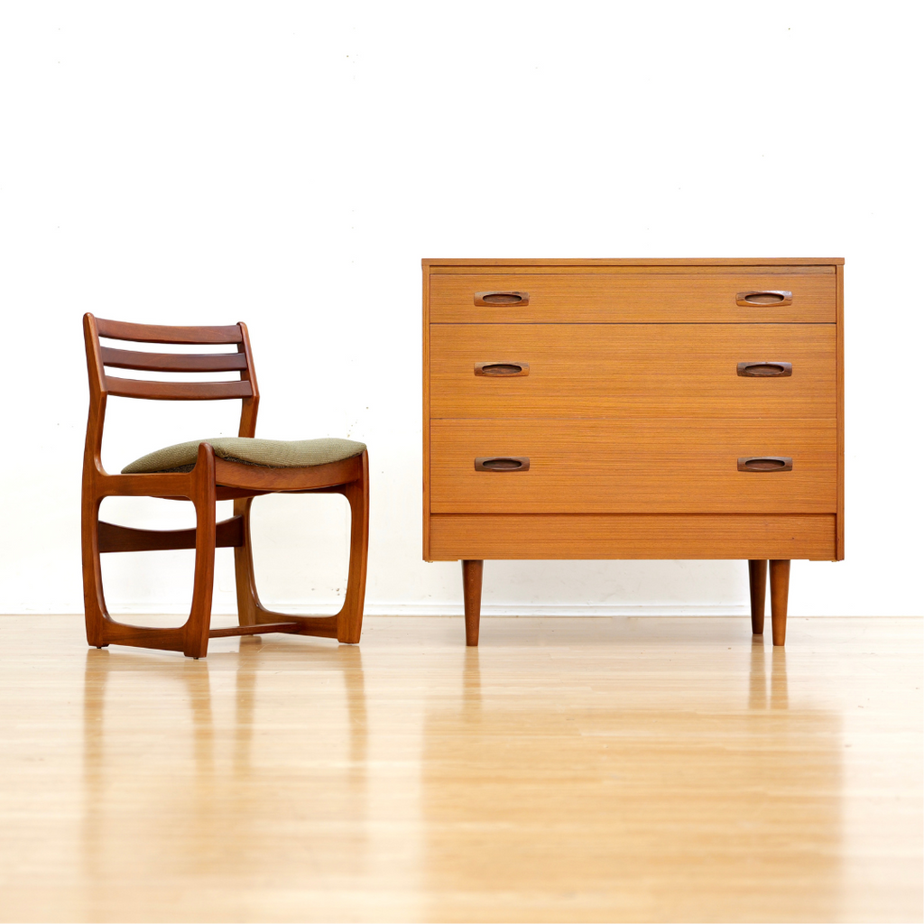 MID CENTURY TEAK DRESSER BY EUROPA FURNITURE