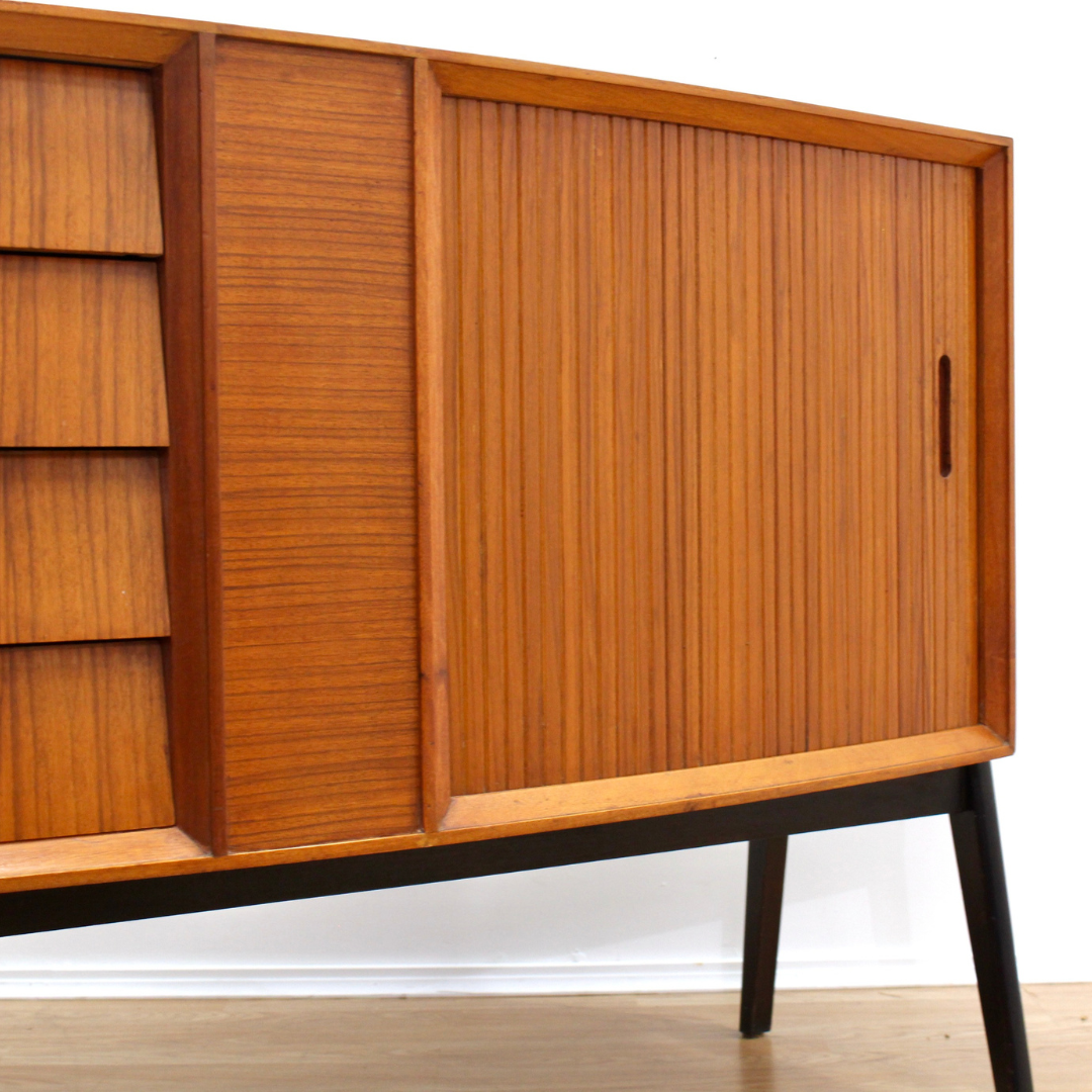 MID CENTURY CREDENZA BY HERBERT GIBBS FOR VESPER