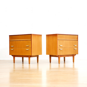 PAIR OF MID CENTURY NIGHTSTANDS BY SYMBOL FURNITURE