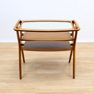 Reserved MID CENTURY SIDE TABLE SERVING TRAY BY HANS OLSEN