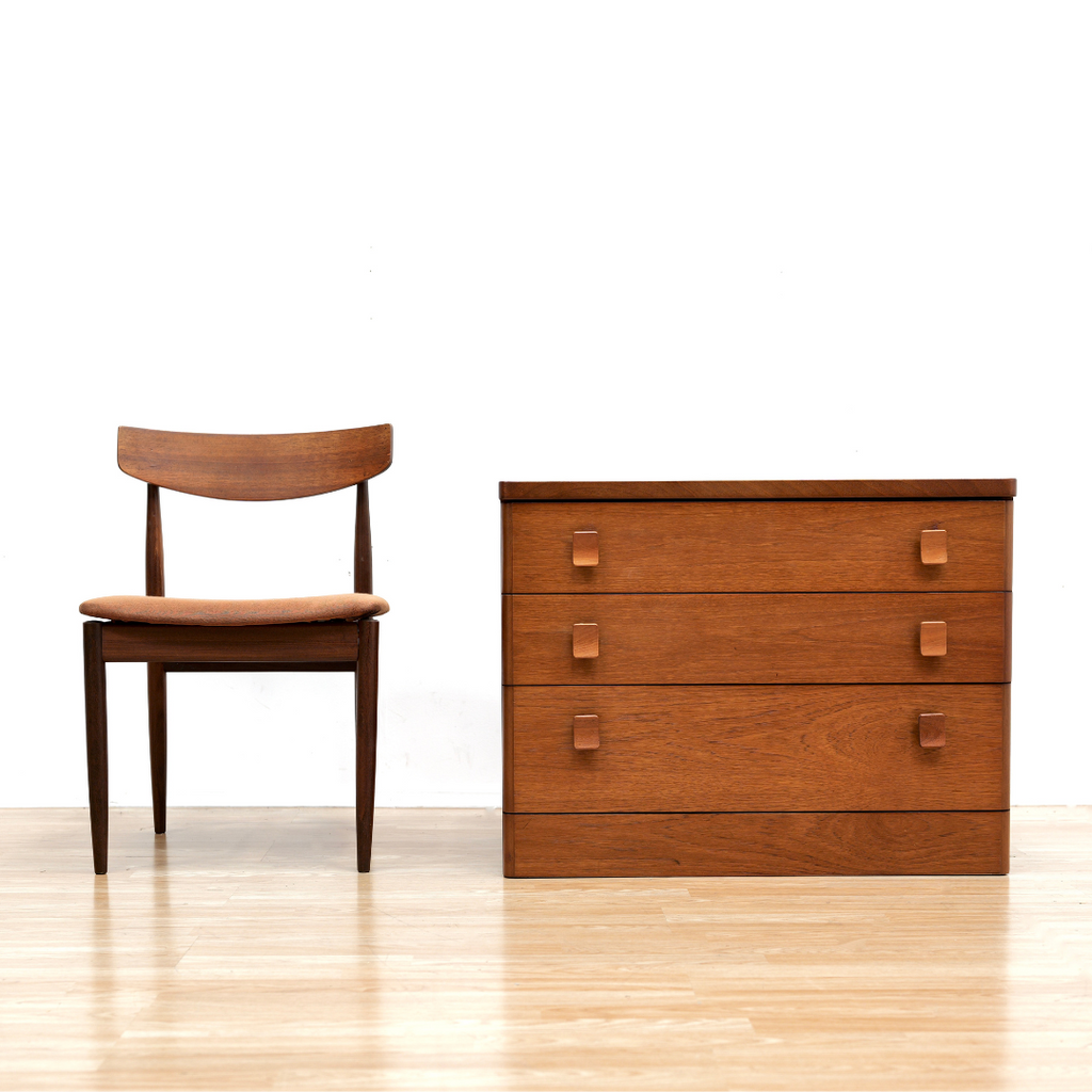 MID CENTURY TEAK NIGHTSTAND DRESSER BY STAG FURNITURE