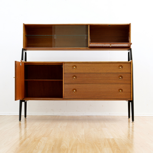 MID CENTURY HUTCH CREDENZA BY NATHAN FURNITURE