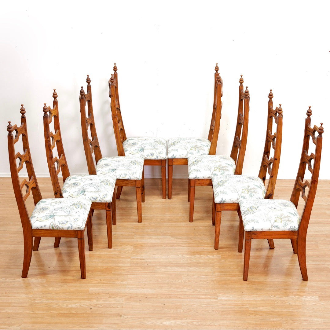 1970S HAND CARVED BRUTALIST DINING SET BY AQUARIUS ENTERPRISES AFRICA